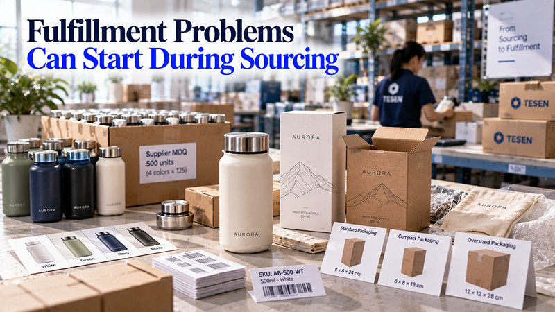 Why Product Sourcing Decisions Have a Direct Impact on Ecommerce Fulfillment