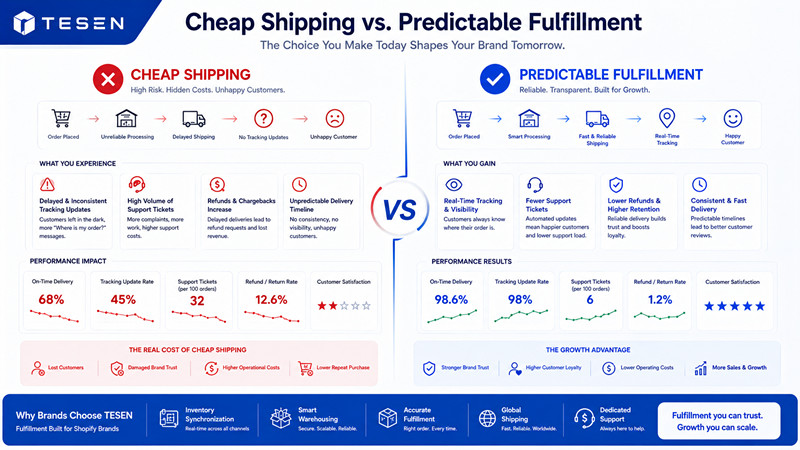 Why Predictable Fulfillment Matters More Than Cheap Shipping