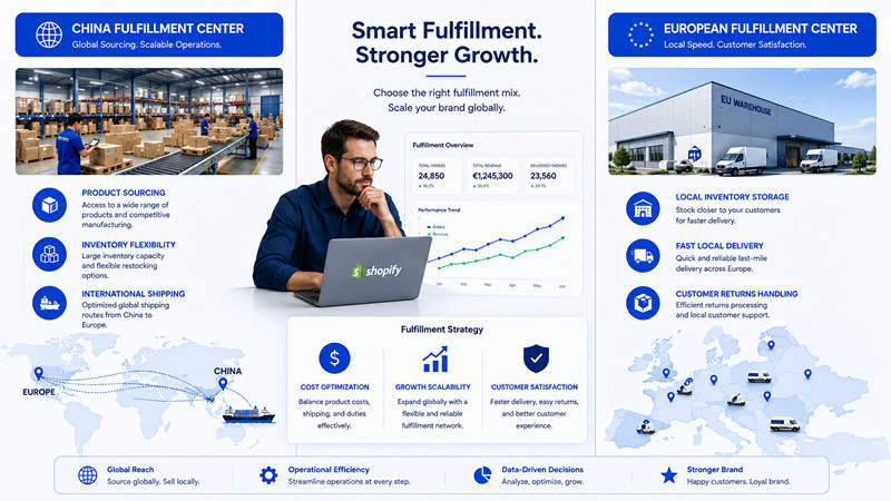 China Fulfillment vs EU Warehouse: Which One Is Better for Shopify Brands in 2026?