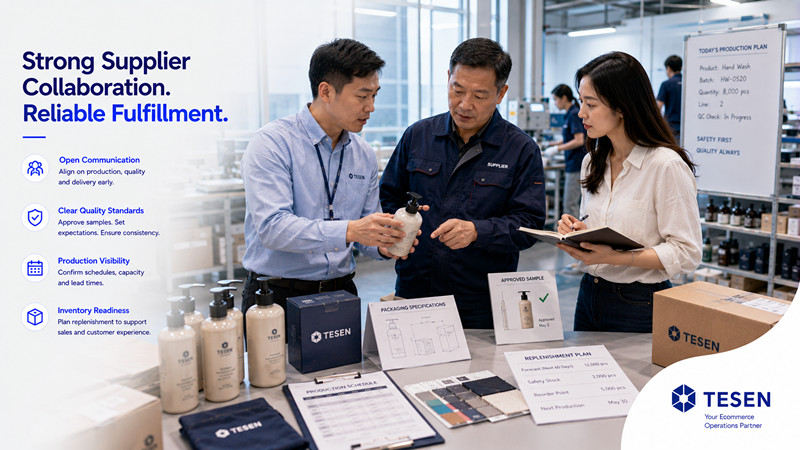 Why Strong Supplier Relationships Create More Reliable Shopify Fulfillment